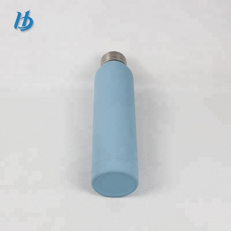 600ml High quality double wall stainless steel thermos bottle tall thin bottle