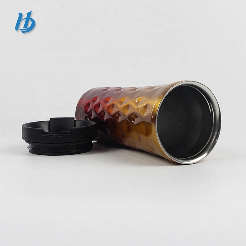 Stainless steel vacuum insulated travel mug,500ml coffee mug without handle