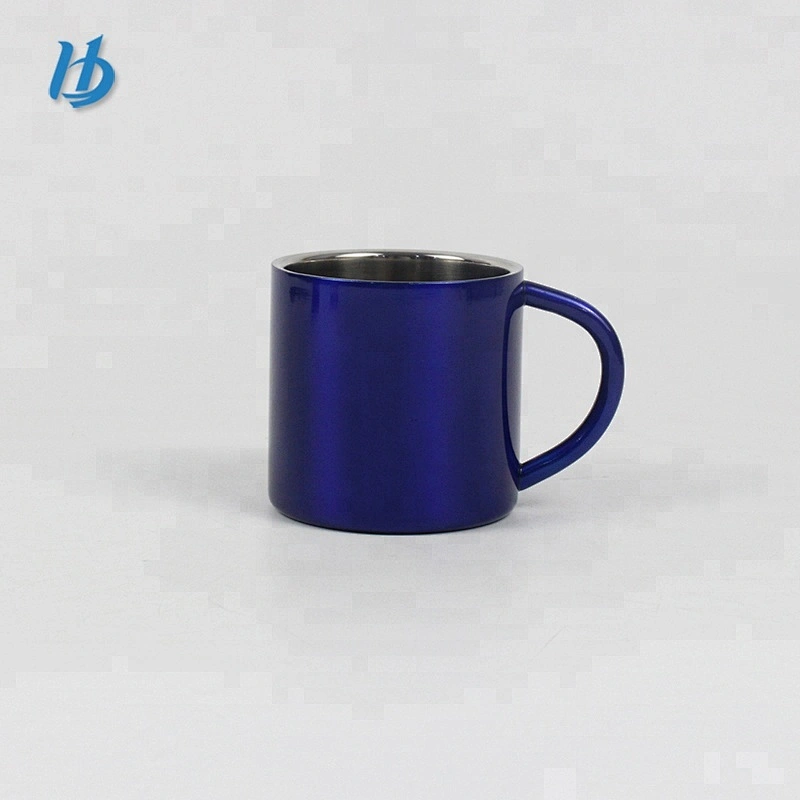 Factory direct provide camping mug,double wall steel coffee mug