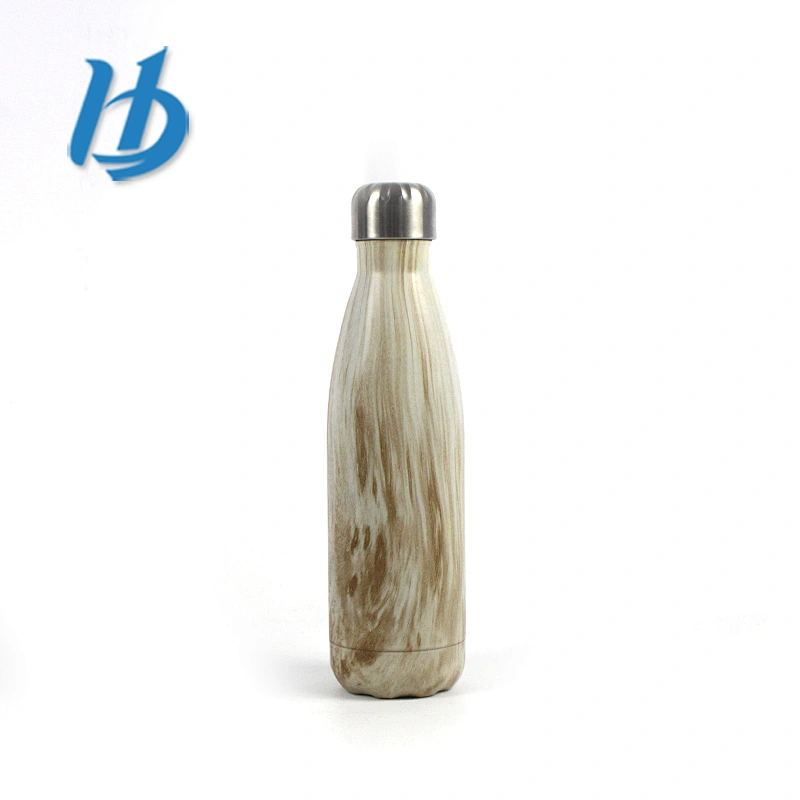 Attractive design water transfer printing stainless steel sport water bottle