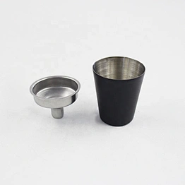 Stainless steel hip flask,8oz hip flask double wall vacuum hip flask matte black