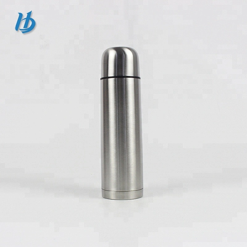 500ml bullet shaped double wall vacuum flask stainless steel hot water bottles
