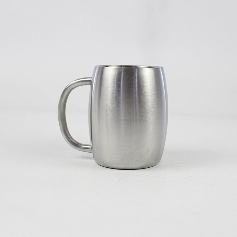 China wholesale beer mug,450ml double wall coffee mug with lid wholesale