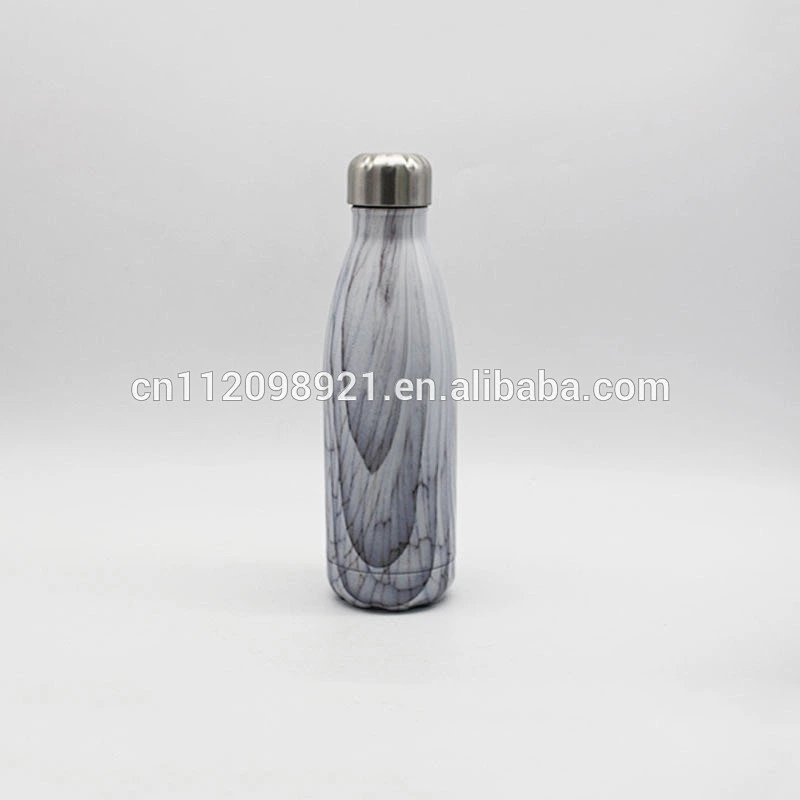 premium quality sport water bottle double wall stainless steel vacuum drinking bottle ,cola shaped bottle hot sale on amazon