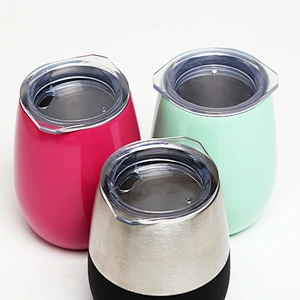 New style wholesale floating wine glass sublimation blank wine glasses