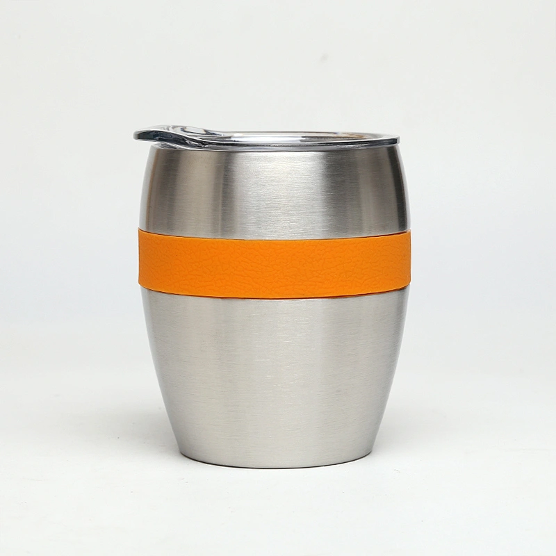 Personalized double wall vacuum stainless steel wine tumbler with customized logo