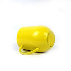 NEW design unique yellow stainless steel wine glass custom stainless steel stemless wine glass
