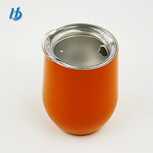 Daily use stainless steel 12 oz wine glass ,drinkware bottles , coffee mugs stainless steel stemless wine glasses