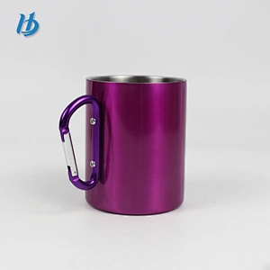 Stainless steel mug with handle camping mug wholesale best stainless steel travel mug