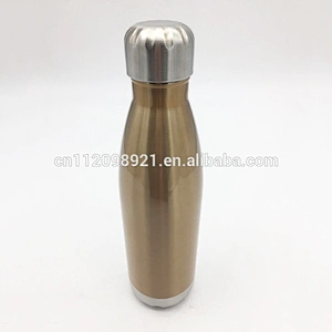 2017 Eco-friendly travel stainless steel cola bottle stainless steel water bottle with spray paint bottle