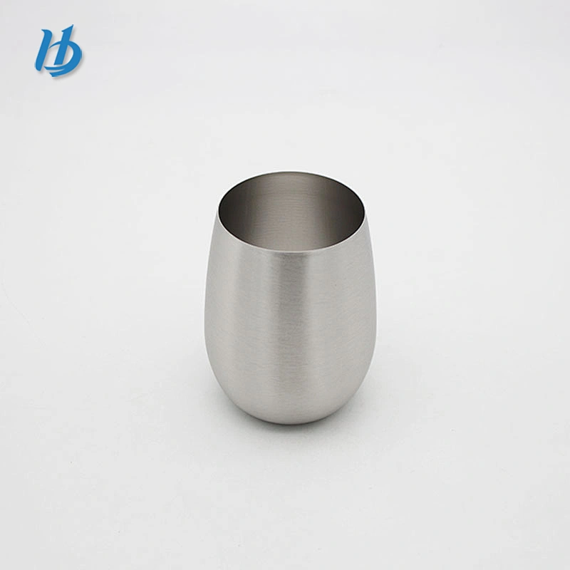 Wholesale stainless steel double wall wine tumbler 9 oz stainless steel insulated tumbler