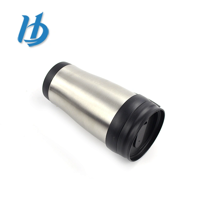 New Product stainless steel auto mug with lid and plastic handle