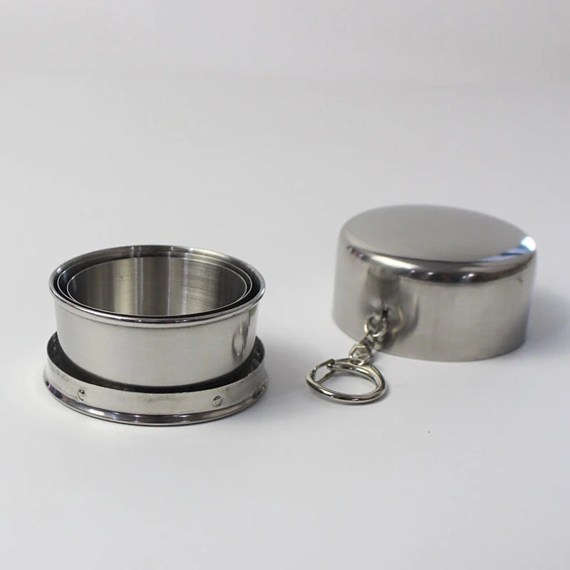 the Portable Stainless Steel Collapsible Coffee Cup