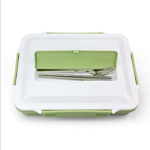Hot sale nicety silver or colorful lunch box,food grade lunch box for school children