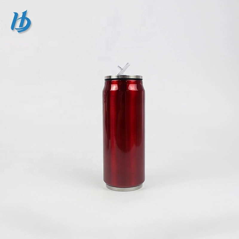Double wall double wall tumbler,500ml cola can tumbler with straw