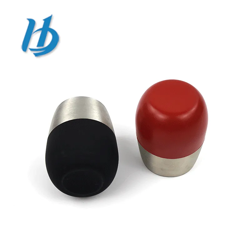 Wholesale unique stemless egg shape 304 stainless steel double wall shot wine glass set