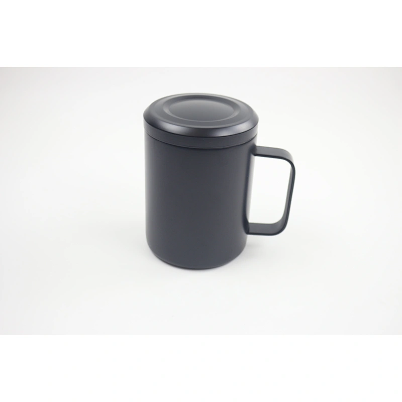2019 new design double wall stainless steel vacuum insulated mug with lid and handle