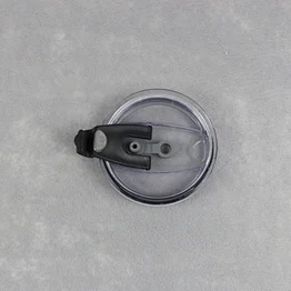 Latest plastic silica gel transparent cup cover stainless steel insulation Cup sliding cover plastic sliding lid