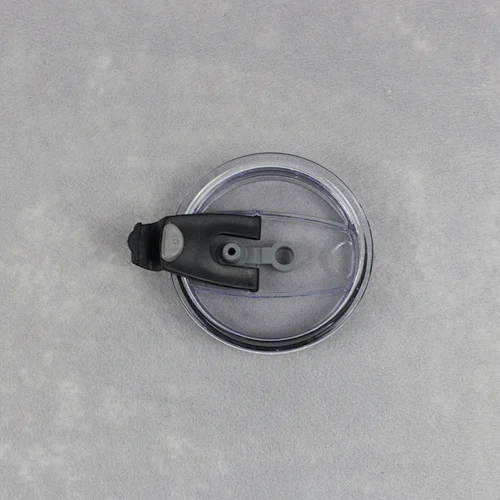 Latest plastic silica gel transparent cup cover stainless steel insulation Cup sliding cover plastic sliding lid