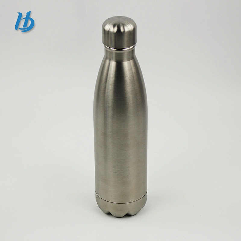 Stainless Steel Double Wall Vacuum Bottle Stemless Cola Bottle Sport Water Bottle Easy to Carry