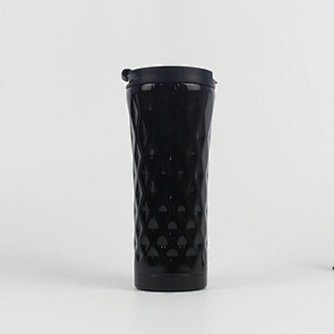 Customized New Design Stainless Steel Double Walled  Coffee Cup with Lid