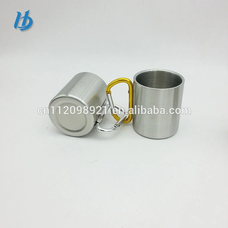 High quality wholesale double wall food grade stainless steel beer mug with handle insulated coffee mugs