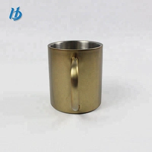 Stainless steel coffee cup copper drinking mugs metal tin coffee mug custom printed thermos mug