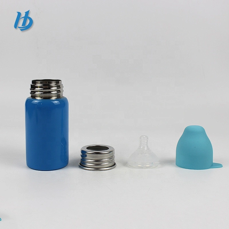 Stainless steel single layer feeding bottle customized color baby feeding bottle 2 liter bottle