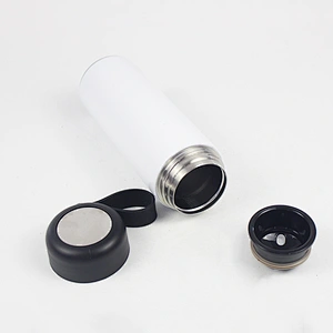 Double wall painting water bottle,stainless steel vacuum insulated water bottle customized logo