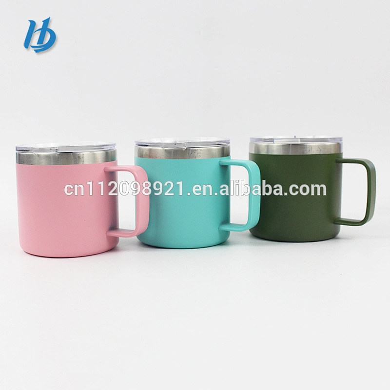 New Design eco friendly stainless steel tumbler insulated 304 stainless steel coffee mug with handle