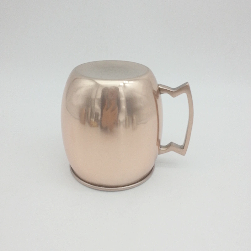 Factory Wholesale Custom Logo OEM Moscow Mule Solid Copper Mugs Copper Cups Tins Mugs