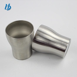 Simple style metal double wall beer mug 250ml coffee mug without lid wholesale