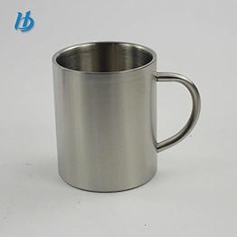 Double Wall Stainless Steel 220 ml Mug Hiking Walking Cups Dunk Coffee Mug With Matte On Surface