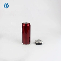 Double wall double wall tumbler,500ml cola can tumbler with straw