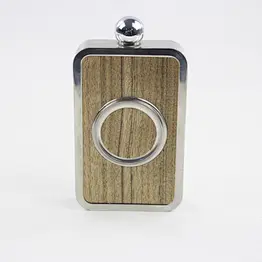 Stainless Steel Hip flask with Telescopic Cup Wine Tumbler