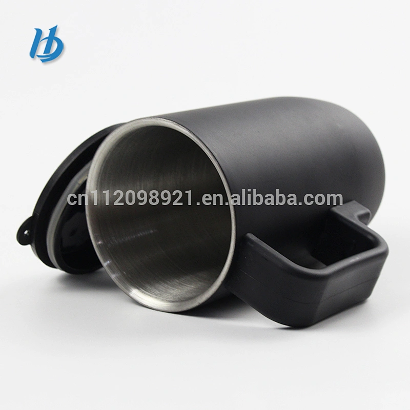 2018 fashion design double wall cup,stainless steel double wall cup with lid and handle