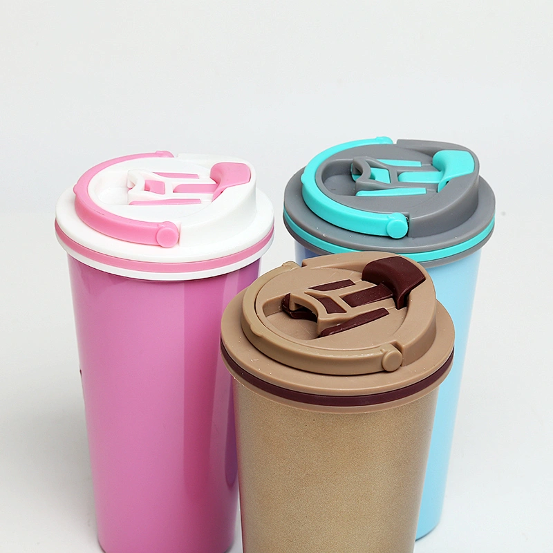 wholesale stainless steel coffee cups double wall disposable cup with handle