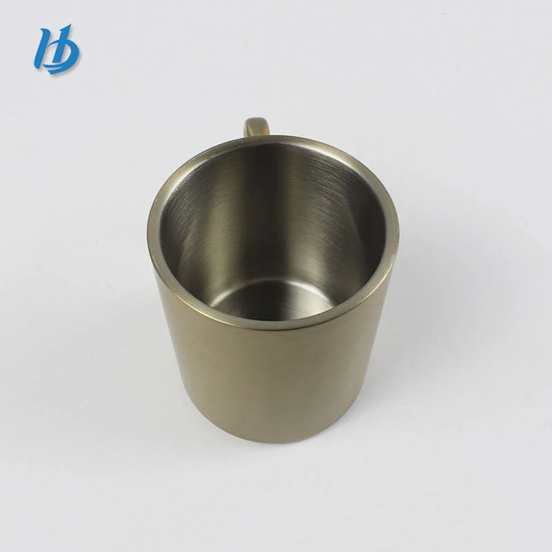 double wall coffee cup ,gold mug wholesale