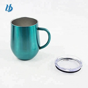 12oz stainless steel vacuum insulated and cold insulated egg tumbler colored wine glasses wholesale
