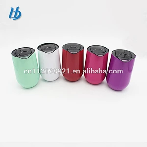 Factory Wholesale OEM BPA Free 16oz double wall stainless steel vaccun insulated wine glass