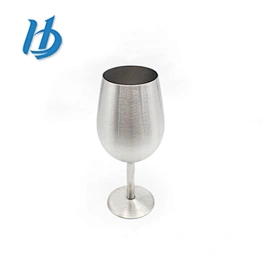 Hibour Professional standard modern customized stainless steel tall wine goblet set