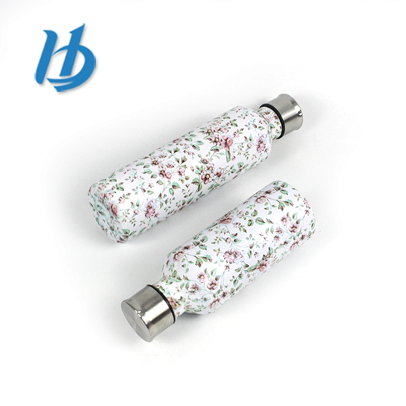 Elegant vacuum water bottle ,stainless steel thermal colorful water bottle