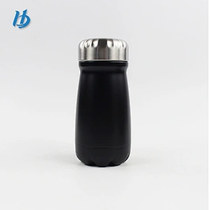 Black painting cola bottle ,cola shaped water bottle stainless steel