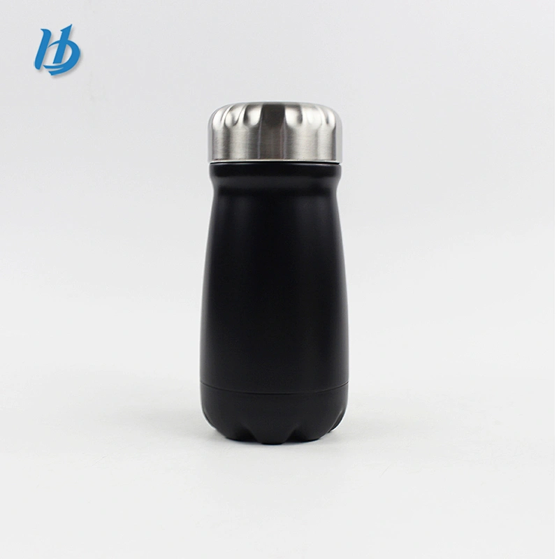 Black painting cola bottle ,cola shaped water bottle stainless steel