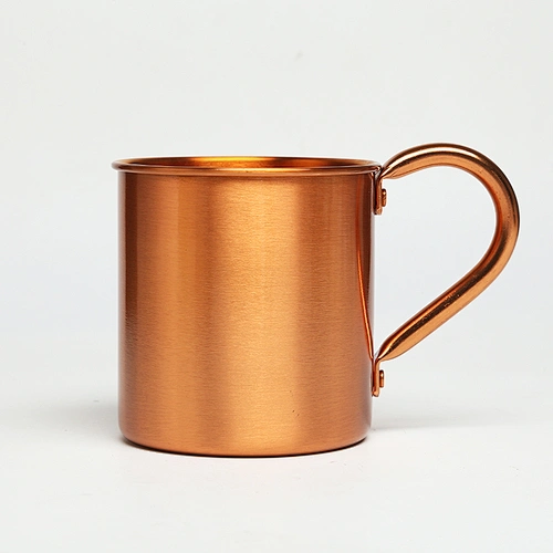 Economic style office individual pure copper coffee mugs copper moscow mule mug copper wine glass