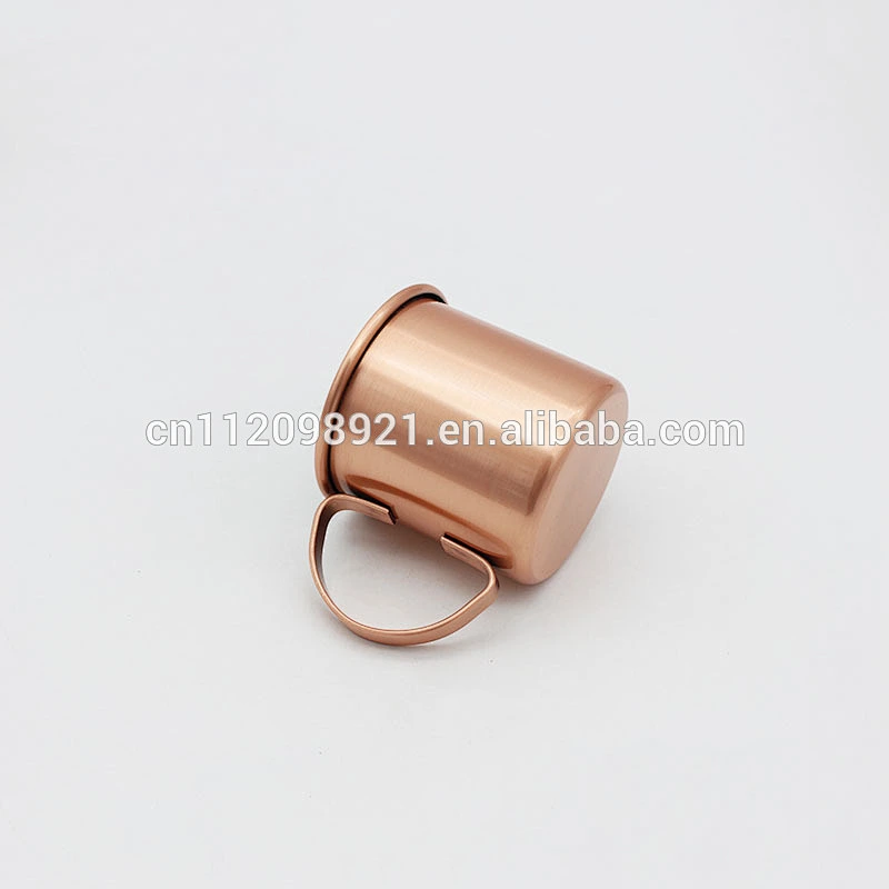 Manufacturer Moscow Mule Copper Mug Copper Plated Stainless Steel Mugs Beer Drinking For Camping