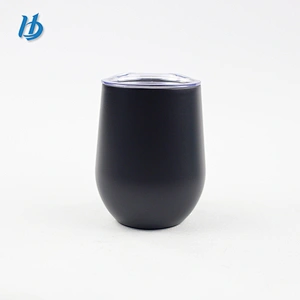 Personalized wine tumbler 12oz stemless wine glass with lid and handle stainless steel wine bottle