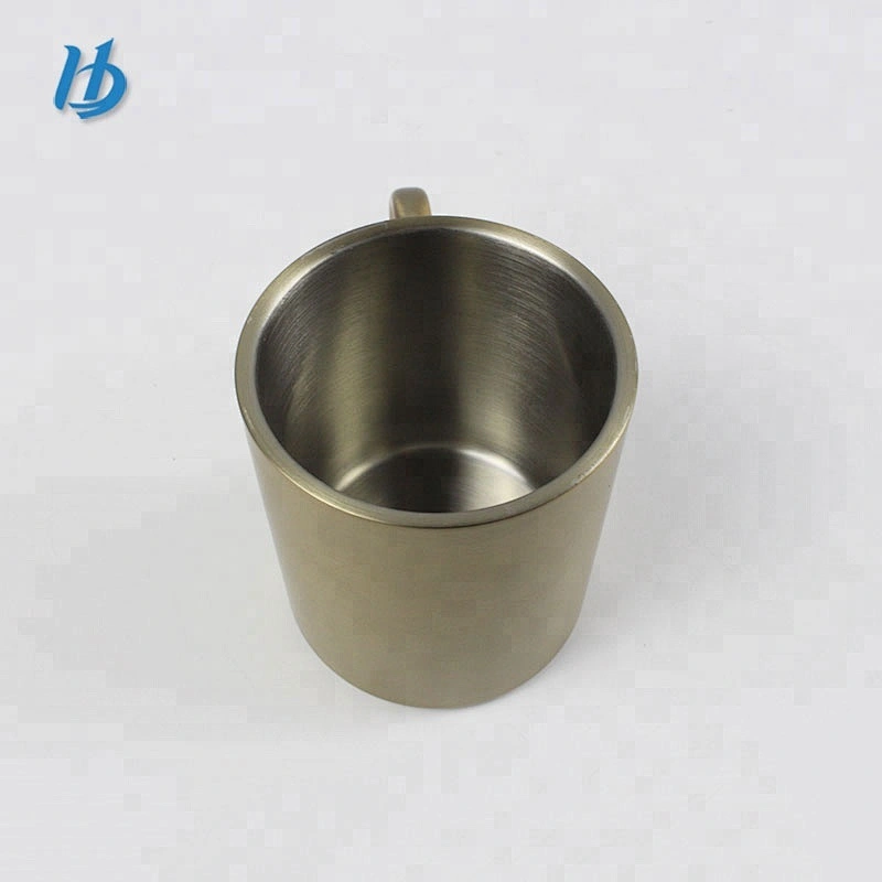 Stainless steel coffee cup copper drinking mugs metal tin coffee mug custom printed thermos mug