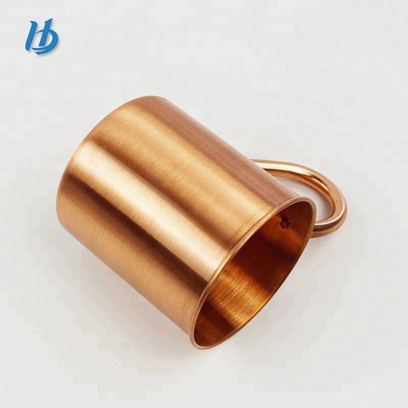 High quality pure copper moscow mule mug,coffee mug without lid