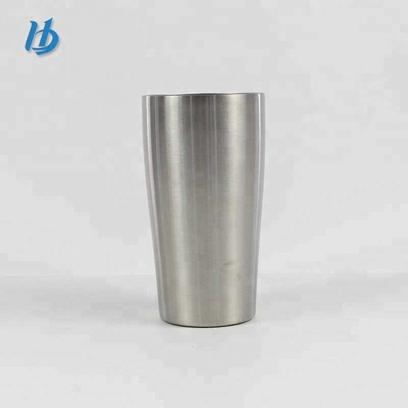Hibour Fashionable stainless steel colo double wall insulated beer mug
